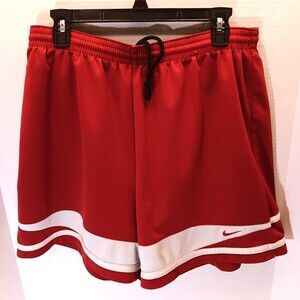 Nike Shorts Men XL Red White Athleisure Lounge Lightweight Gym Workout Running